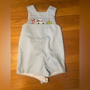 Bailey Boys - Boys Golf Smocked Jon Jon - 24M